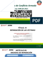 VICTIMAS DE CONFLICTO ARMADO