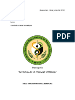 Patología de la columna vertebral: principales enfermedades y síntomas