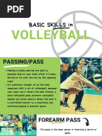 Basic Skills In: Volleyball