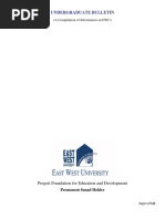 Ewuundergraduate Bulletin 14th Edition Doc Version PDF | PDF ...