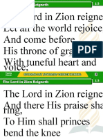 3 The Lord in Zion Reigneth