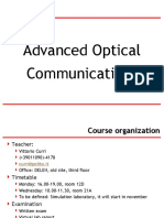 Advanced Optical Communications