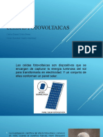 Celdas fotovoltaicas