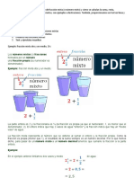 Fracciones Mixtas o Números Mixtos
