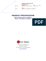 Datasheet LG-ICR18650D1 PDF