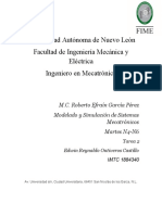 Modelado y Simulación de Sistemas Mecatrónicos