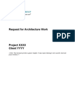 TOGAF 9 Template - Request For Architecture Work