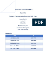 North South University: Report On Business Communication Process of Li & Fung