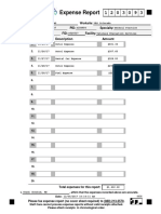 Staff Care Expense Report (6938