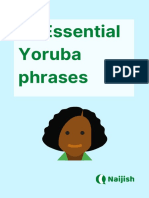 Top 13 Essential Yoruba Phrases
