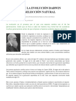 La Teoria de La Evolucion Darwin Charles La Seleccion Natural