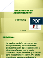 FUNCIONES DE LA ADMINISTRACIÓN-2.ppt Previsión y Principios