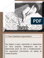 O Texto Dissertativo Prof Fernanda