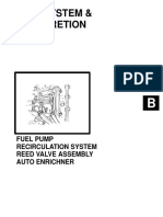 Fuel System & Carburetion: Fuel Pump Recirculation System Reed Valve Assembly Auto Enrichner