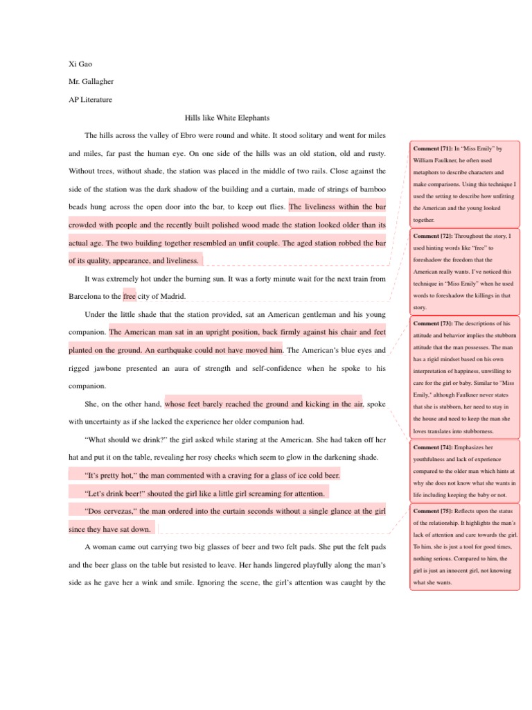 Finding white elephants in dialogue essay 04 picture