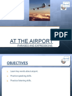 At The Airport: Phrases and Expressions