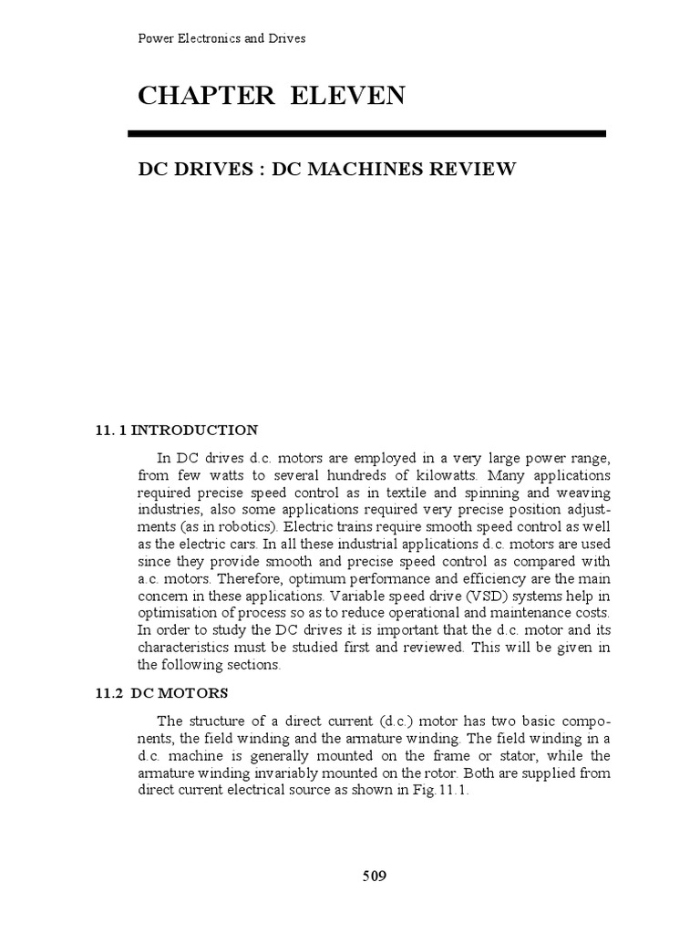 Overview of Separately Excited DC Motors | PDF | Electric Motor | Inductor