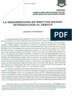 Finkman, Javier La Resurrección de Bretton Woods. Introducción Al Debate