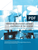 Alteridad, Diversidad Cultural y Enseñanza de Las Ciencias:: Perspectivas de Los Profesores