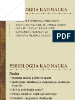 Psihologija Kao Nauka