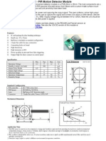 Quasar Order Code 3076R - PIR Motion Detector Module