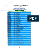 Nombres Musulmanes