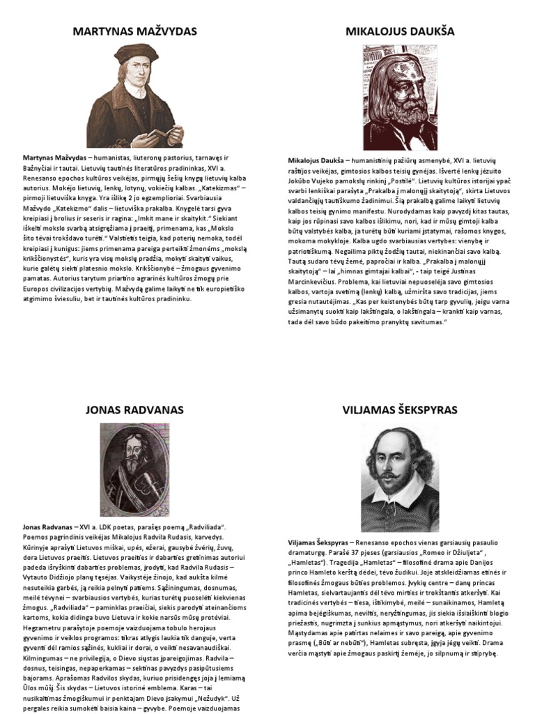 LT Rašytojai | PDF