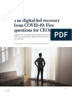 The Digital-Led Recovery From Covid-19: Five Questions For Ceos