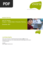 Everis Training: SAP PP Training Chapter 4 - Master Data in Production Planning December, 2007