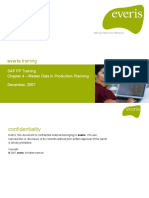 Everis Training: SAP PP Training Chapter 4 - Master Data in Production Planning December, 2007