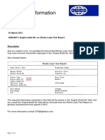 FG Wilson Technical Information Bulletin: 01 March 2011 SUBJECT: Engine Build No. On Works Load Test Report