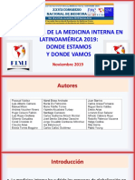 Panorama de La Medicina Interna en Latinoamérica 2019 PDF