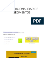 Teoria de Proporcionalidad de Segementos