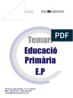 Xaloc Oposicions - Educació Primària PDF