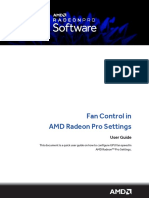 Fan Control in AMD Radeon Pro Settings: User Guide