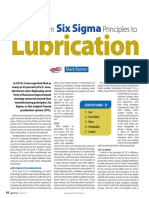 Lubrication: Six Sigma