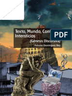 Texto, Mundo, Contexto Intersticios (Génesis Discu... - (PG 1 - 115)