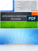 Inteligencia Emocional y Felicidad