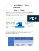 Qué Es Word:: Tarea de Microsoft Word Realizar Lo Siguiente