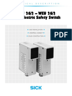 WSU 26/2 - WEU 26/2 Photoelectric Safety Switch: Technical Description