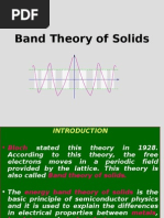 6 Band Theory of Solids