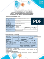 Guía de actividades y rúbrica de evaluación - Tarea 5 - Realizar trabajo sobre estrategia para promover uso racional de los medicamentos..docx