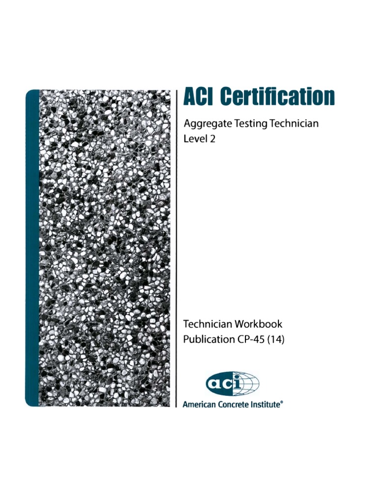 Aggregate Testing Technician Level 2 PDF | PDF