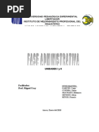 Amonestacion Oral y Escrita