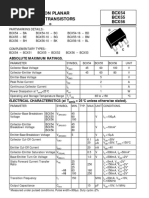 Sot89 NPN Silicon Planar Medium Power Transistors BCX54 BCX55 BCX56