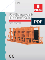 NOE Formwork for Strait Stairs User Manual