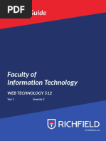 Study Guide - WEB TECH 512 2020 PDF