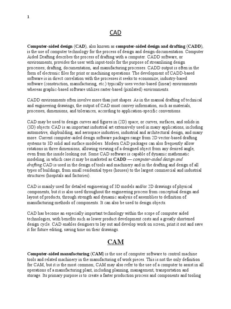 Computer-Aided Design (CAD), Also Known As Computer-Aided Design and ... image.