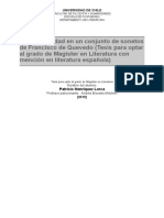 La Corporalidad en Un Conjunto de Sonetos de Francisco de Quevedo PDF
