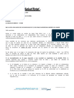 Señor (A) : Fundacion Gestion Y Desarrollo Global CR 6 CL 9 5769500 900382833